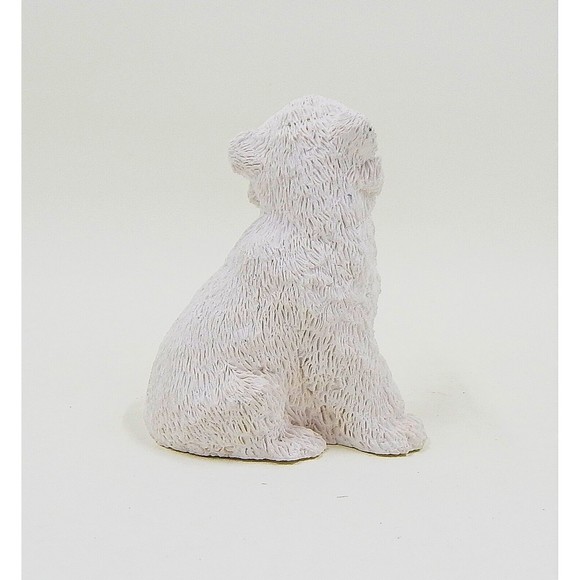 Stone Critters Littles Polar Bear Cub SCL-198 White Sitting - Picture 3 of 8